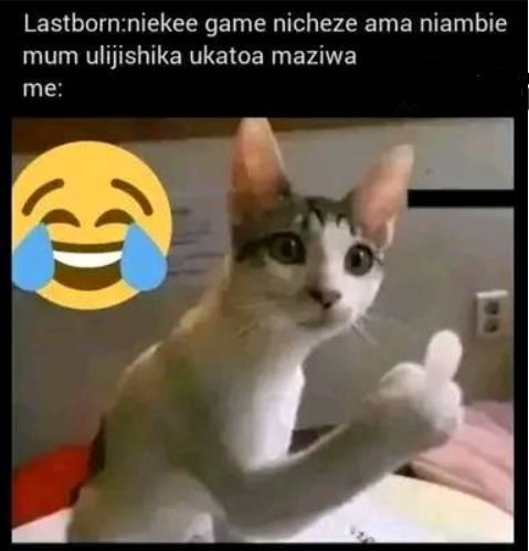 Lastbornniekee game nicheze ama niambie mum ulijishika ukatoa maziwa me