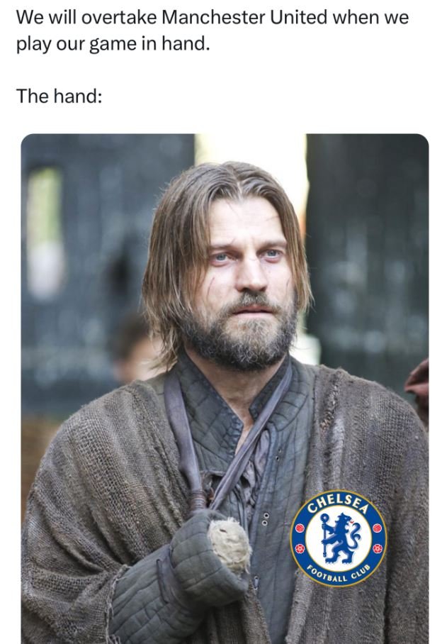 We will overtake manchester united when we play our game in hand. the hand helse