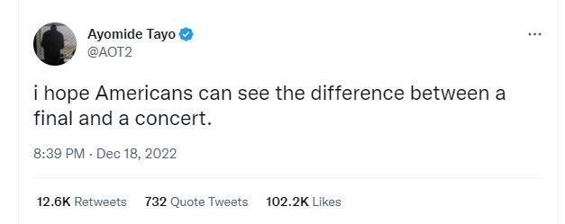 Ayomide tayo aot2 hope americans can see the difference between a final and a co