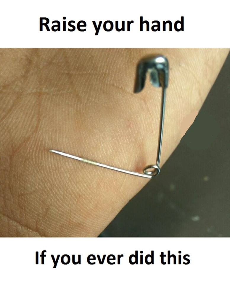 Raise your hand if you ever did this