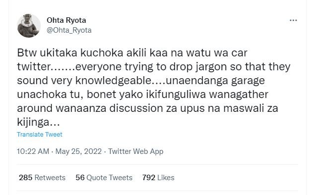 Ohta ryota ohta_ryota btw ukitaka kuchoka akili kaa na watu wa car twitter. ever