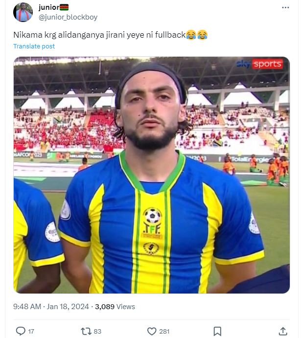 Junior junior_blockboy nikama krg alidanganya jirani yeye ni fullback 4 e transl