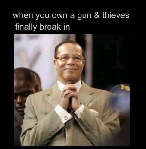 When you own a gun thieves finally break in