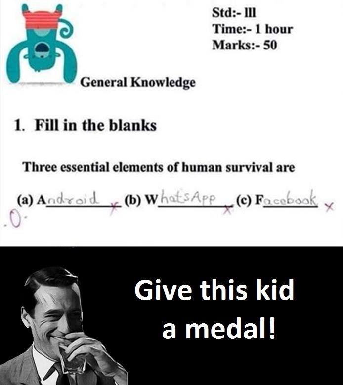 Std iii time 1 hour marks 50 general knowledge 1. fill in the blanks three essen