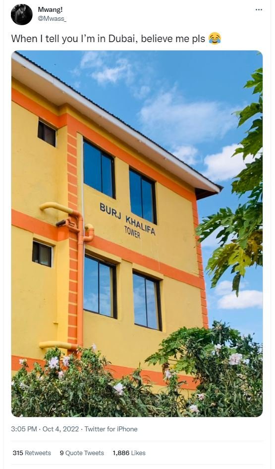 Mwang! mwass when tell you lm in dubai, believe me pls 3.05 pm oct 4, . twitter
