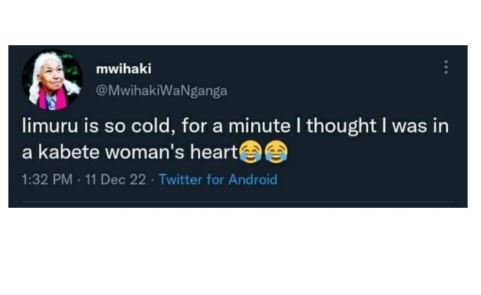 Mwihaki mwihakiwanganga limuru is so cold, for a minute thought was in a kabete