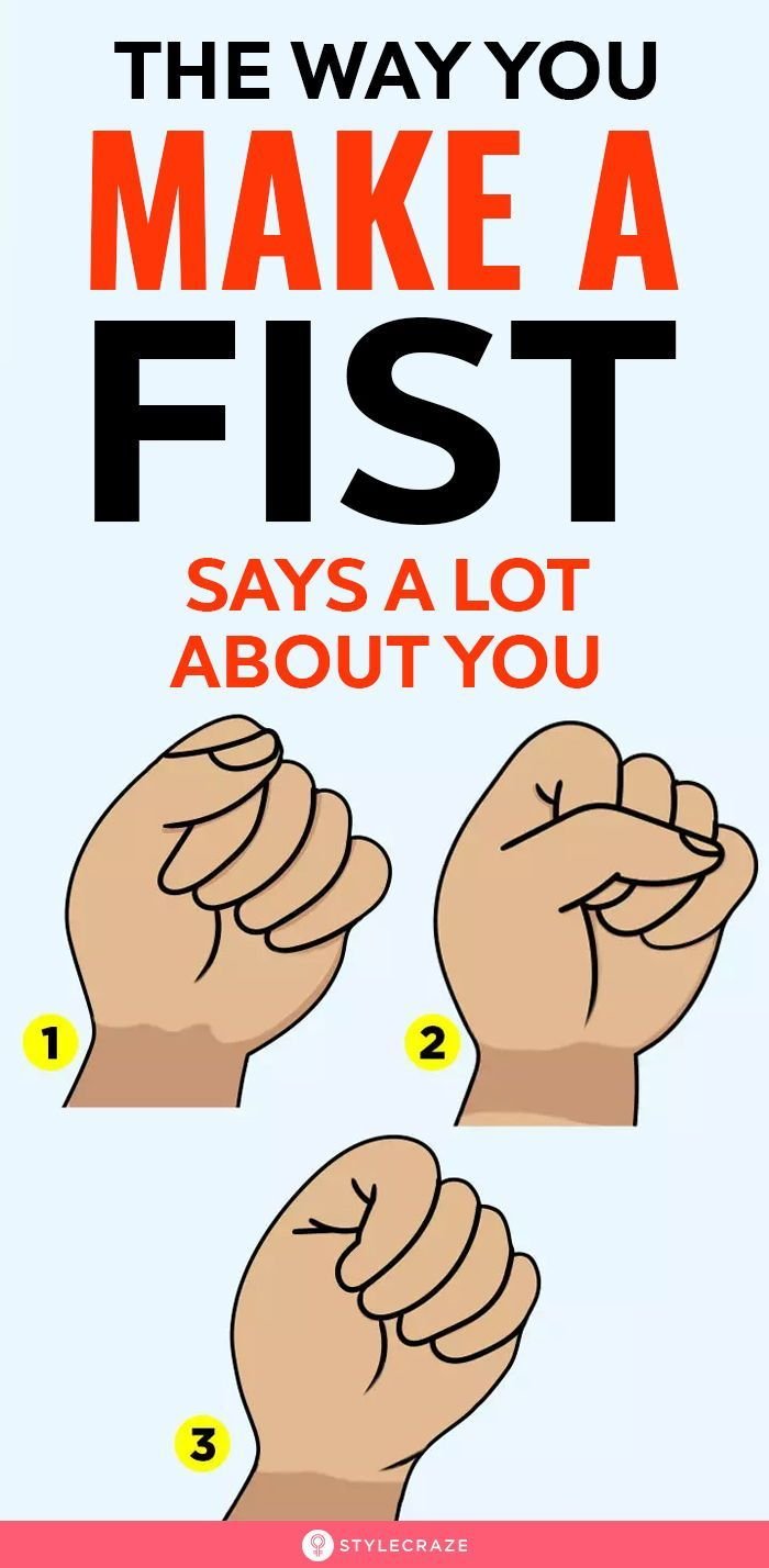 The way you make a fist says a lot about you 2 3 stylecraze