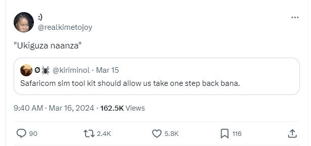 Realkimetojoy ukiguza naanza 0 4 kiriminol mar 15 safaricom sim tool kit should