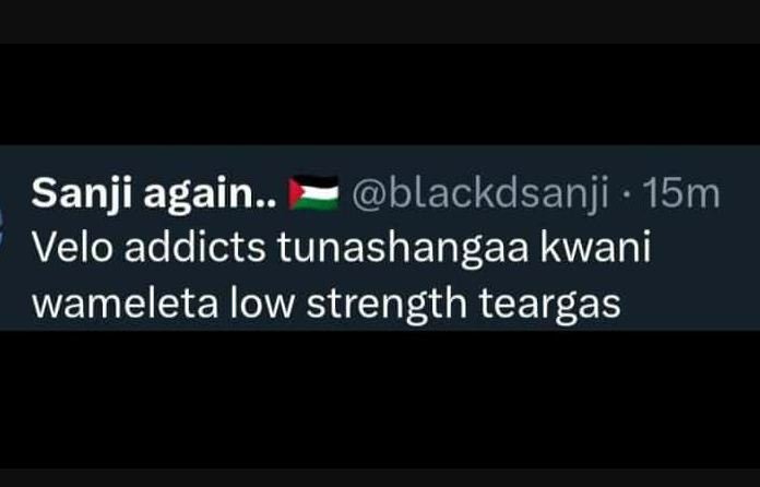 Sanji again . blackdsanji 15m velo addicts tunashangaa kwani wameleta low streng
