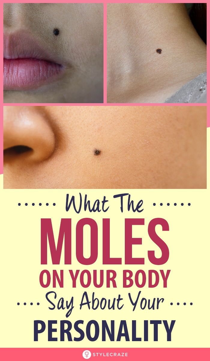 What the moles on your body sav about your personality stylecraze