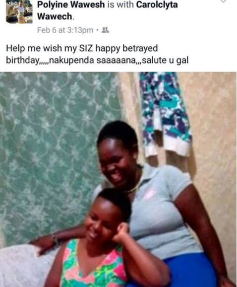 Polyine wawesh is with carolclyta wawech feb 6 at 313pm help me wish my siz happ