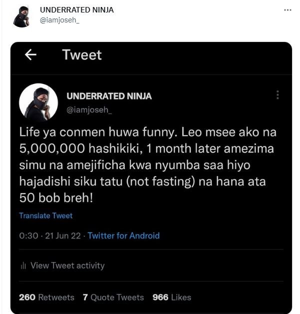 Underrated ninja iamjoseh _ tweet underrated ninja iamjoseh life ya conmen huwa