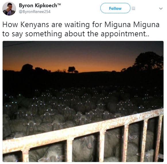 Byron kipkoech bvronrenee254 follow how kenyans are waiting for miguna miguna to