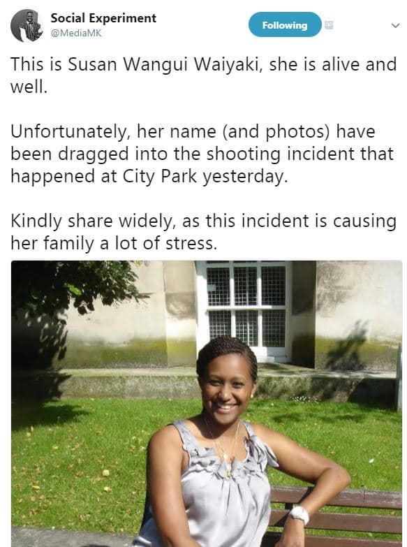 Social experiment mediamk following this is susan wangui waiyaki she is alive an