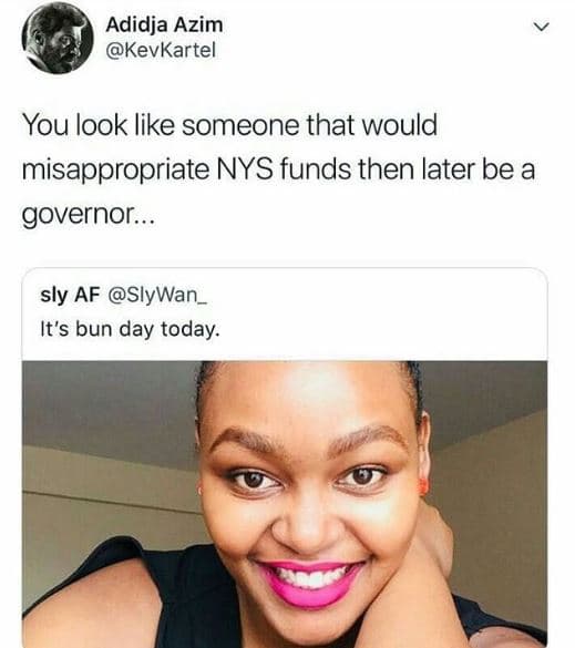 Adidja azim kevkartel you look like someone that would misappropriate nys funds