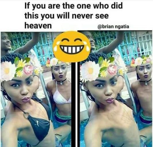 If you are the one who did this you will never see heaven brian ngatia