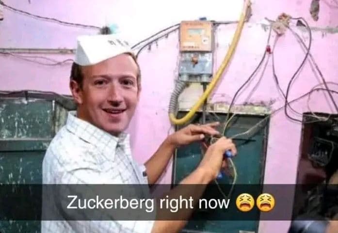 Zuckerberg right now