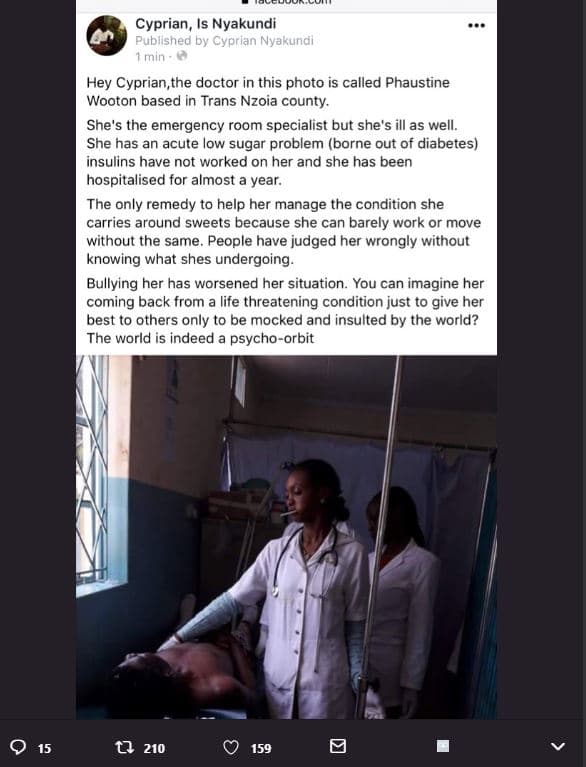 Cyprian is nyakundi published by cyprian nyakunai min hey cyprian the doctor in