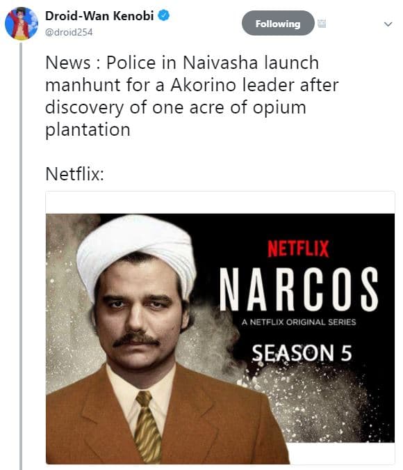 Droidwan kenobi droid254 following news police in naivasha launch manhunt for a