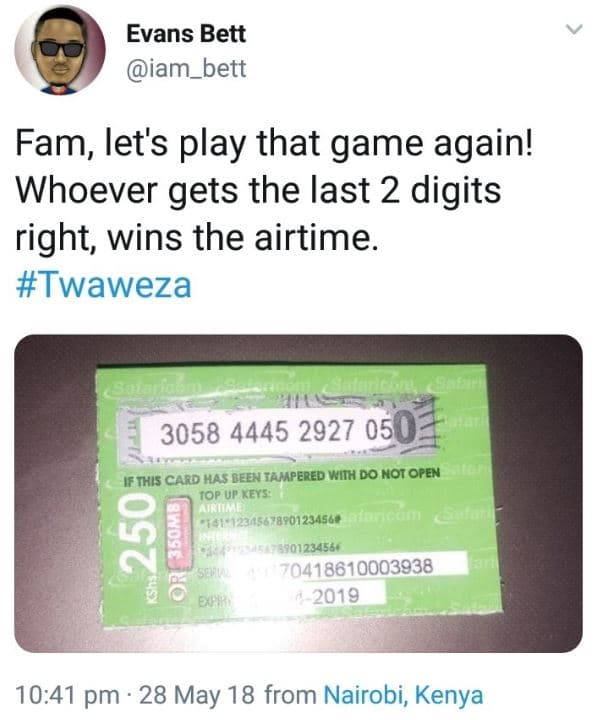 Evans bett iam_bett fam let's play that game again! whoever gets the last 2 digi