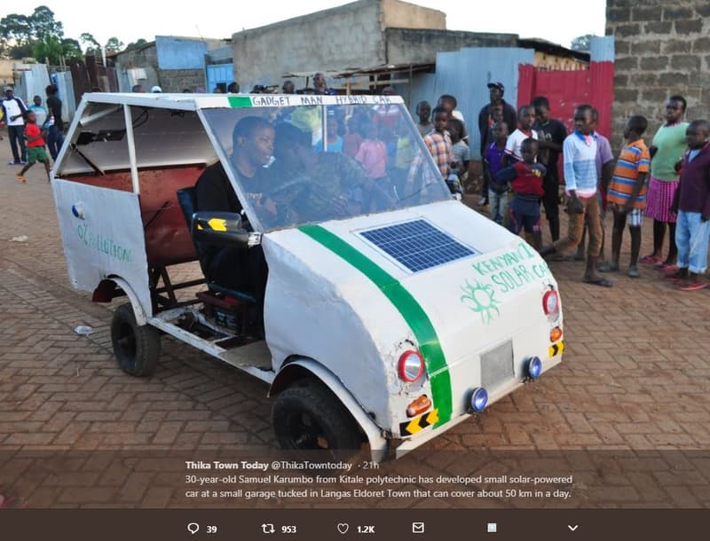 Gadiet thika town today thikatowntoday 21h 30yearold samuel karumbo from kitale