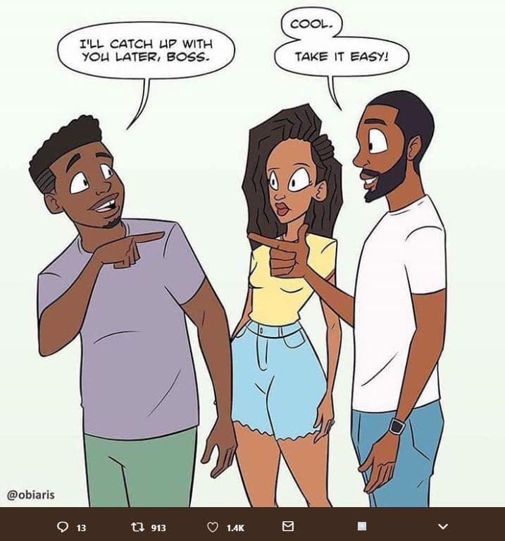 Cool ill catch hp with yo4 later, boss take it easy! obiaris 0 13 0 913 o 14k 0