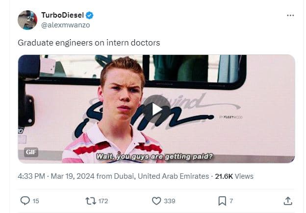 Turbodiesel alexmwanzo graduate engineers on intern doctors gif wafl fouguyg re