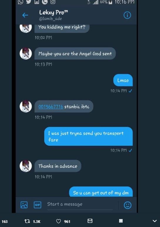 0 60 10,16 p77 lekxy prom iamib_ade you kidding me 'right? 1002 pm maybe you gre