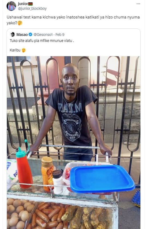 Junior junior_blockboy ushawai test kama kichwa yako inatoshea katikati ya hizo