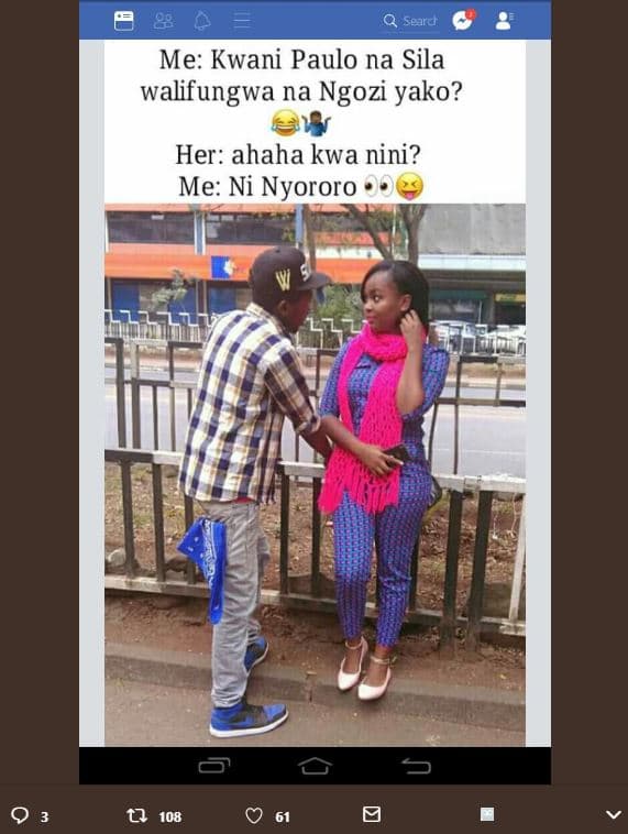 28 seard me kwani paulo na sila walifungwa na ngozi yako? her ahaha kwa nini? me