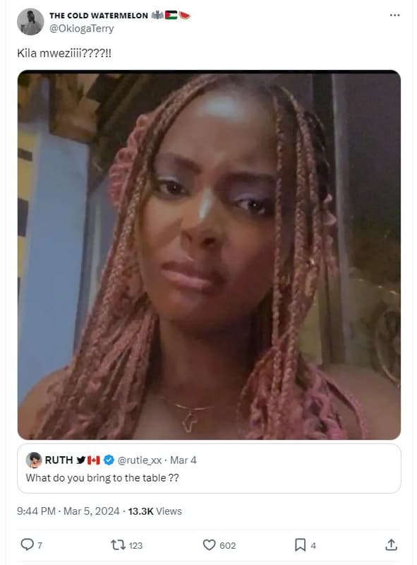 The cold watermelon okiogaterry kila mweziiii????!! ruth1 rutie_xx mar 4 what do