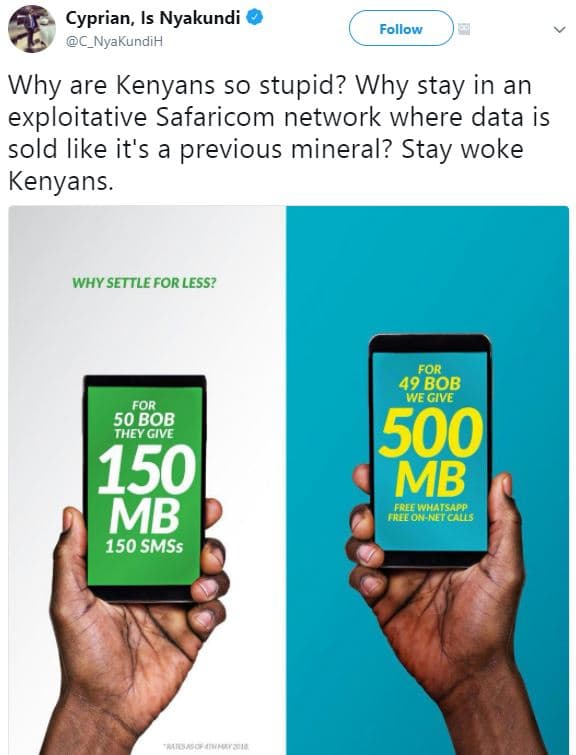 Cyprian is nyakundi c_nyakundih follow why are kenyans s0 stupid? why stay in an