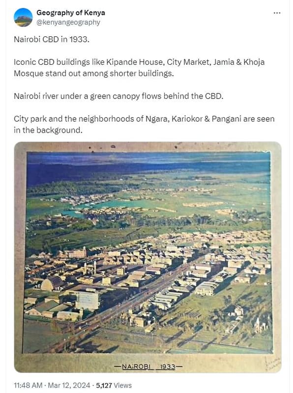 Geography of kenya kenyangeography nairobi cbd in . iconic cbd buildings like ki