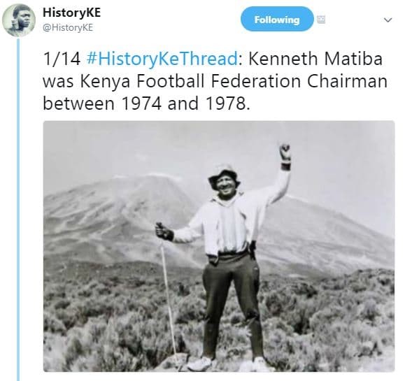 Historyke historyke following 114 historykethread kenneth matiba was kenya footb