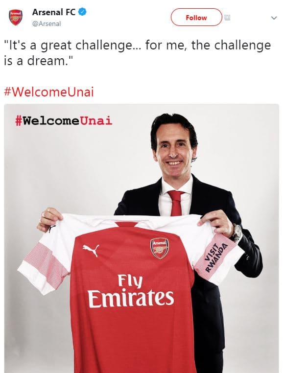 Arsenal fc arsenal follow 'it's a great challenge for me, the challenge is a dre