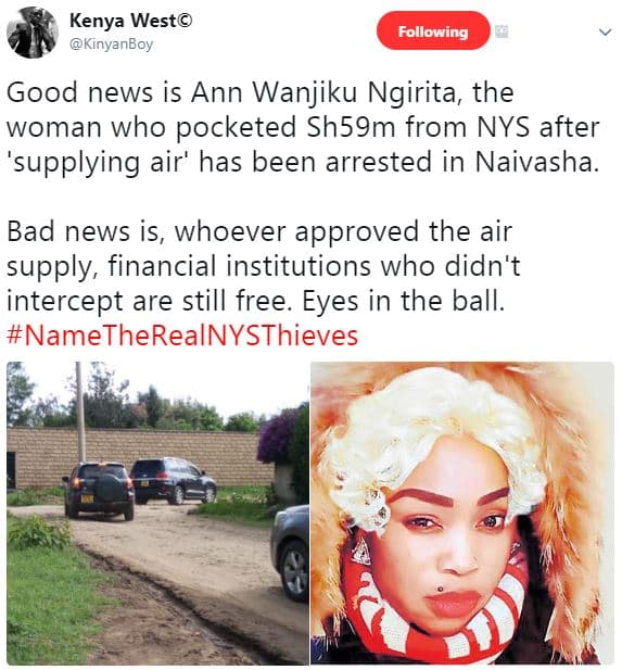 Kenya west kinyanboy following good news is ann wanjiku ngirita the woman who po