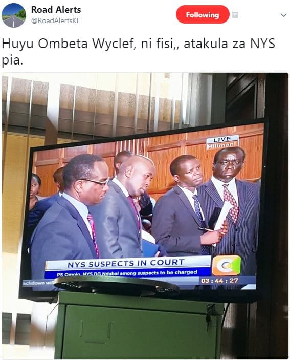 Road alerts roadalertske following huyu ombeta wyclef ni fisi, atakula za nys pi