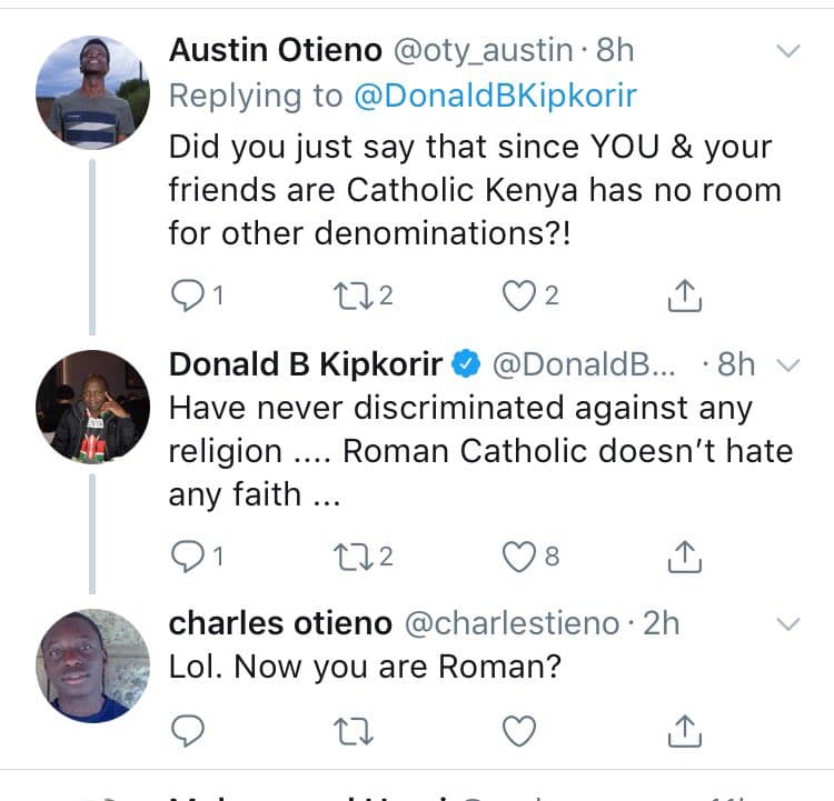 Austin otieno oty_austin 8h replying to donaldbkipkorir did you just say that si