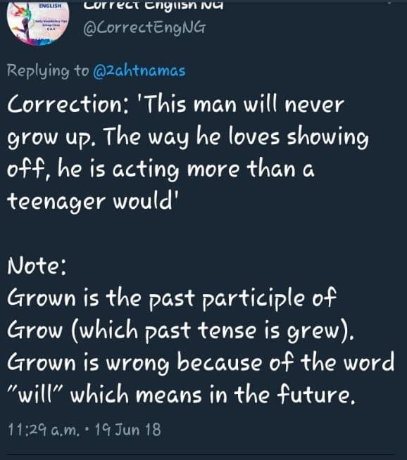 Luttect cnyiisn ny correctengng replying to 2ahtnamas correction 'this man will