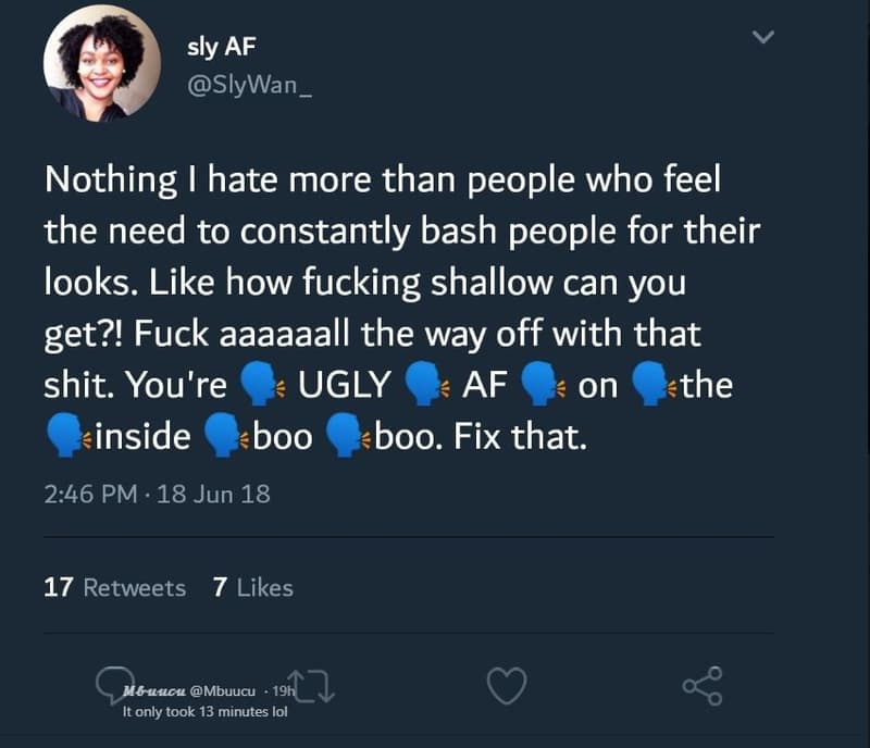 Sly af slywan_ nothing hate more than people who feel the need to constantly bas