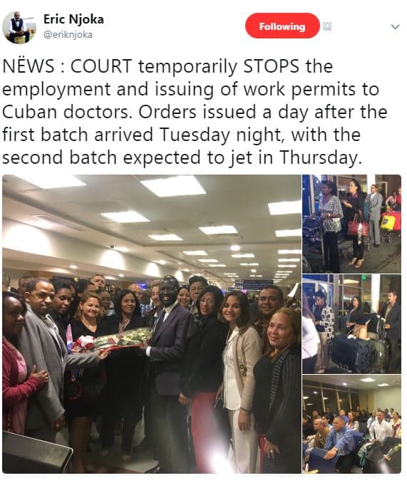 Eric njoka eriknjoka following news court temporarily stops the employment and i