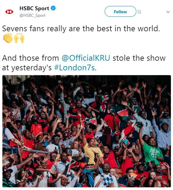 Hsbc sport hsbc_sport follow sevens fans really are the best in the world. and t