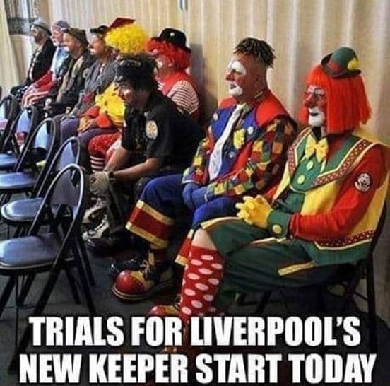 Trials for liverpools new keeper start today