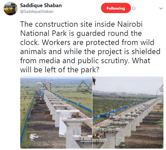 Saddique shaban saddiqueshaban following the construction site inside nairobi na