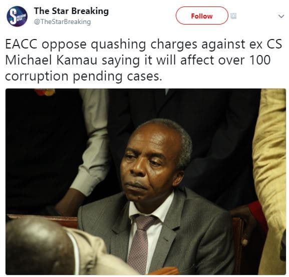 The star breaking thestarbreaking follow eacc oppose quashing charges against ex