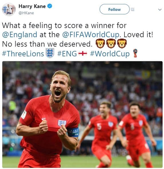 Harry kane hkane follow what a feeling to score winner for england at the fifawo