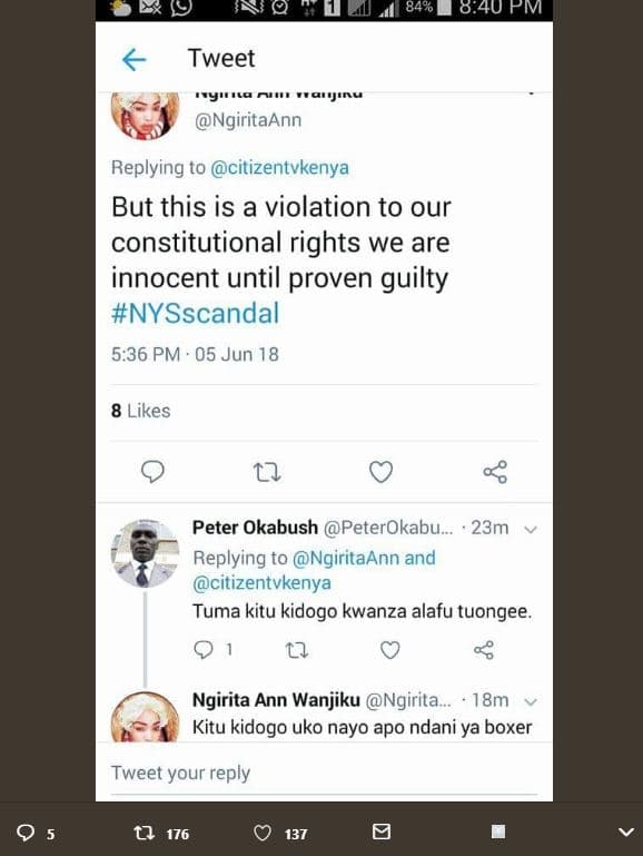 849 8.4u pm tweet ylo qiin ngiritaann replying to citizentvkenya but this is a v