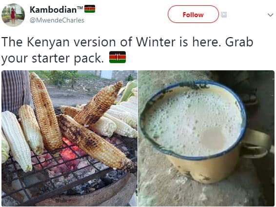 Kambodian mwendecharles follow the kenyan version of winter is here. grab your s
