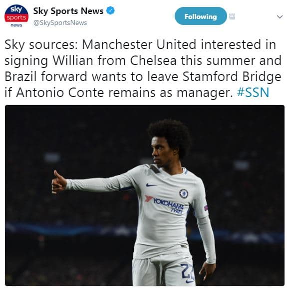 Sky sky sports news sports ners skysportsnews following sky sources manchester u