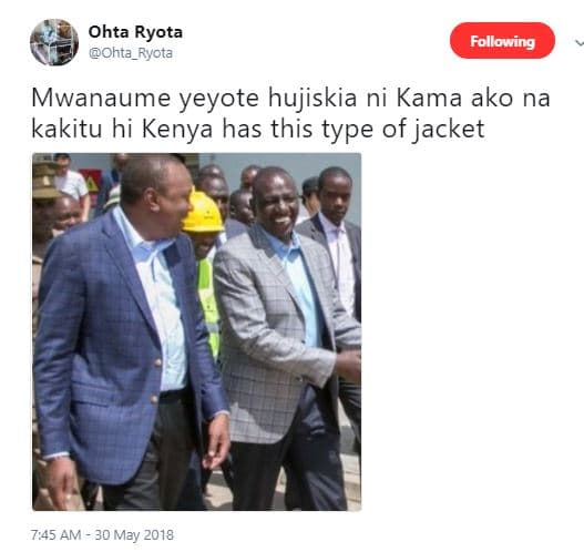 Ohta ryota ohta_ryota following mwanaume yeyote hujiskia ni kama ako na kakitu h